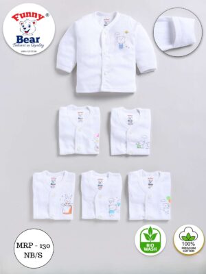 front open baby clothes with mittens