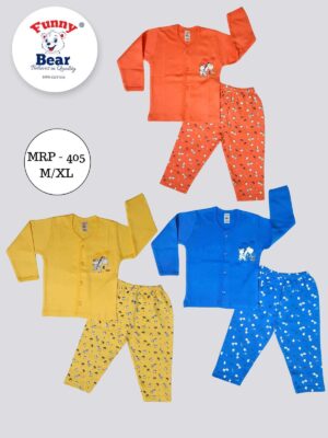 front open baby clothes set boys and girls