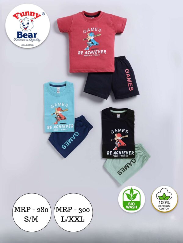 Half sleeve T Shirt Pant Clothing Set for Boys & Girls Half sleeve T Shirt Pant Clothing Set for Boys & Girls