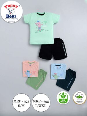 Girls and Boys Casual T-shirt and Shorts