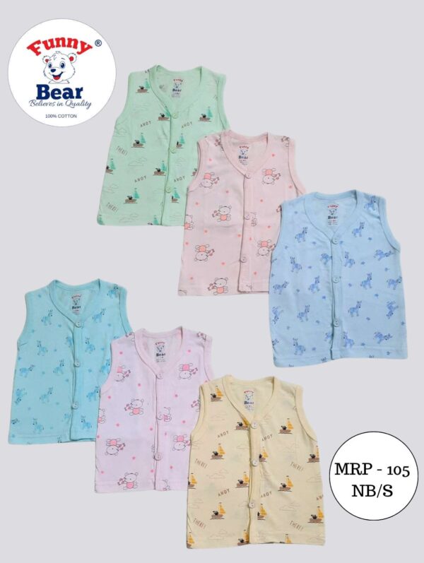 cotton newborn baby vest for boys and girls