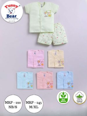 front open baby clothes set for boys and girls