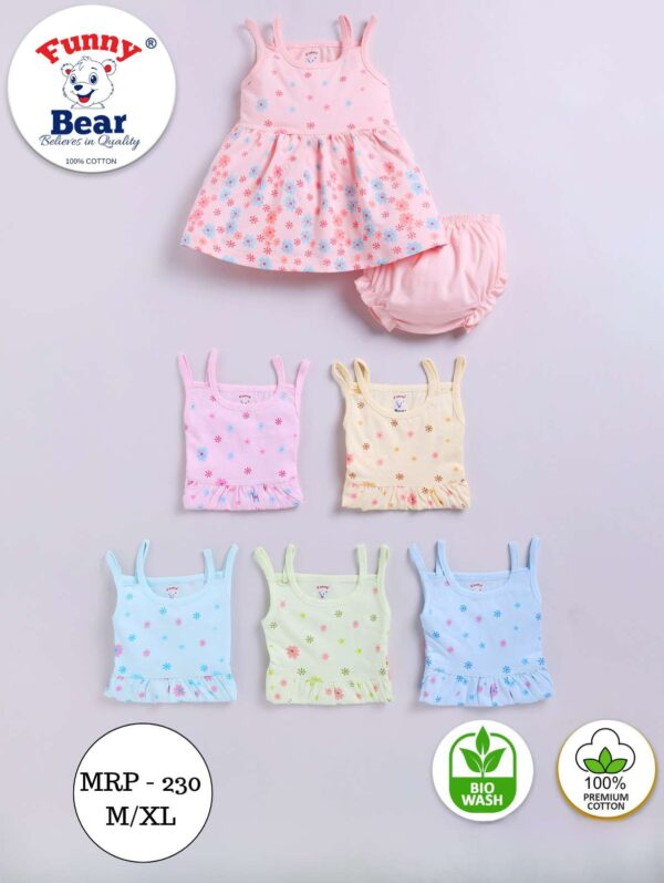 baby girl dress and bloomer set