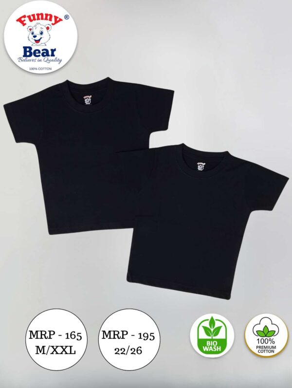 kids black t shirt for boys and girls