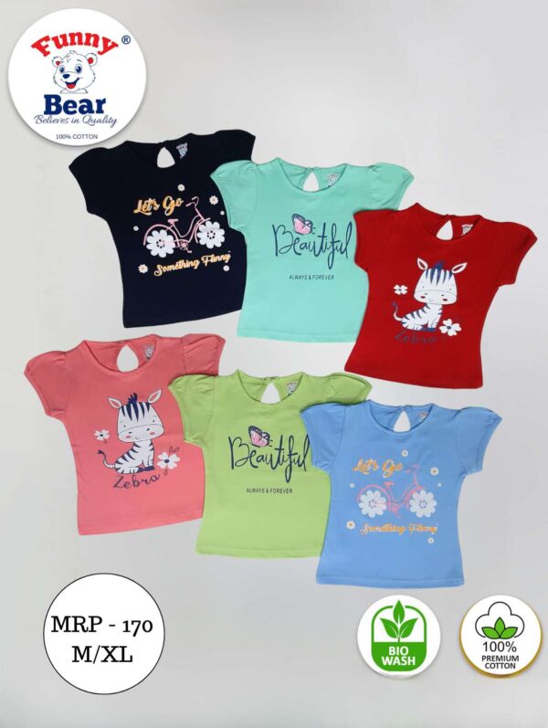 short sleeve baby girl tops