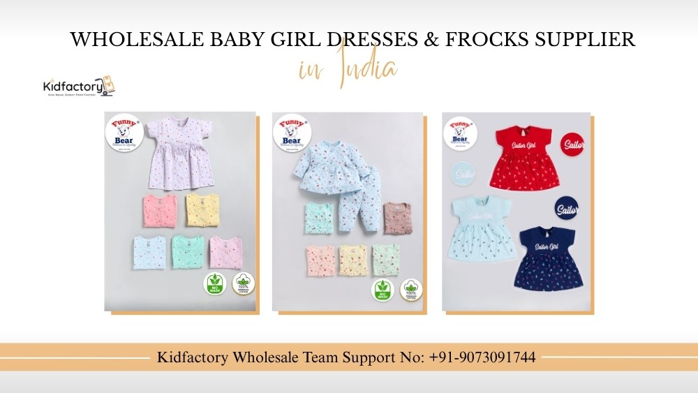 Wholesale Baby Girl Dresses & Frocks Wholesaler Supplier in India