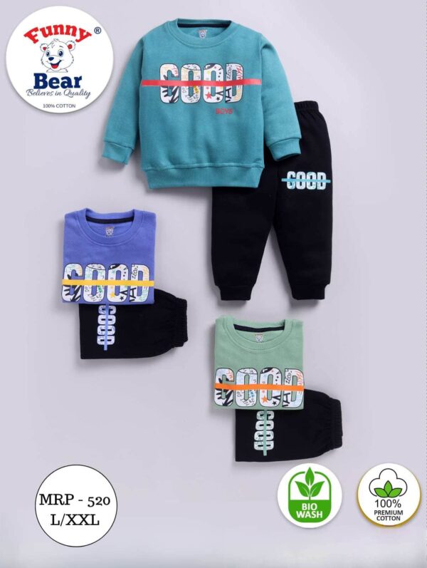 kids boys and girls fleece clothing set