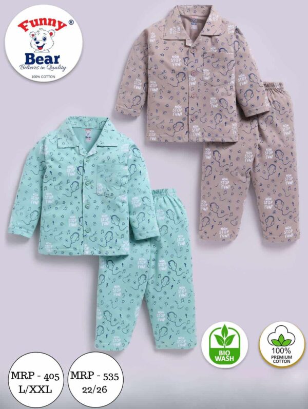 pure cotton multicolor full sleeves toddler night suits for boys and girls pure cotton multicolor full sleeves toddler night suits for boys and girls