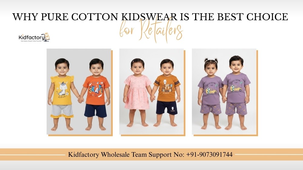 pure cotton kidswear wholesale supplier in india